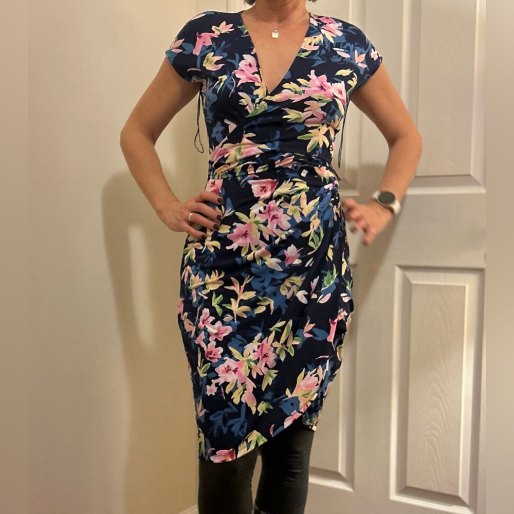 Floral Wrap Dress
